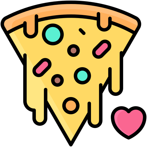 Pizza slice Generic color lineal-color icon