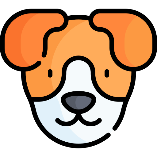 jack russell terrier Kawaii Lineal color icon