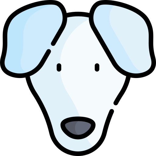 Greyhound Kawaii Lineal color icon