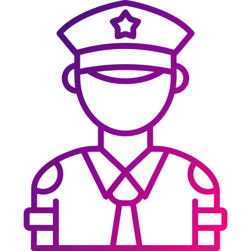 policjant Generic gradient outline ikona