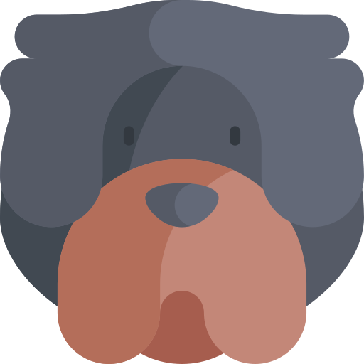 mastiff tybetański Kawaii Flat ikona
