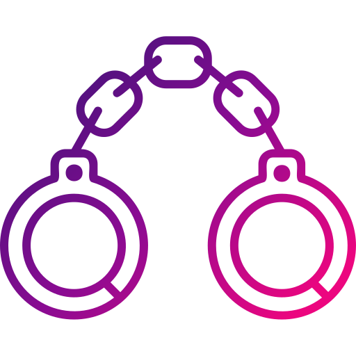 Handcuff Generic gradient outline icon