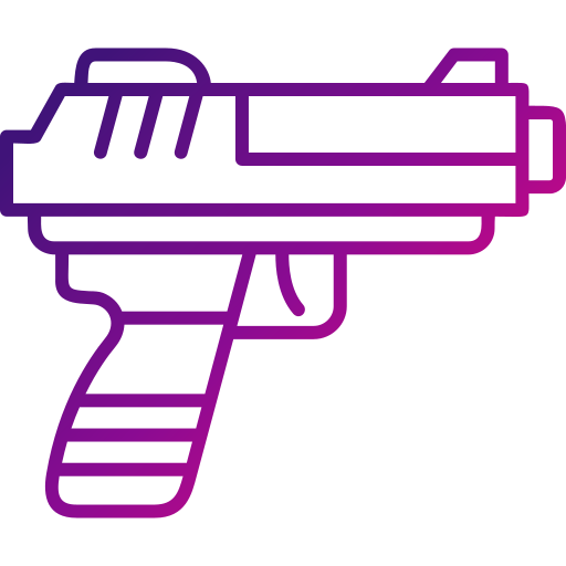 pistola Generic gradient outline icono