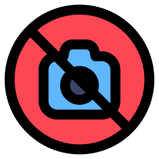 No camera Generic color lineal-color icon