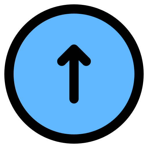 Up Generic color lineal-color icon