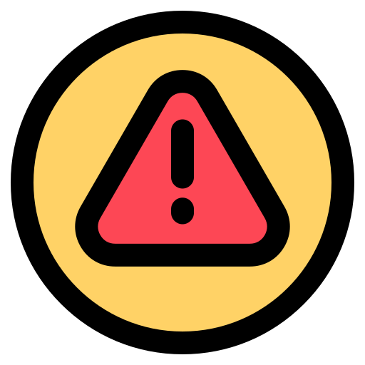 Warning Generic color lineal-color icon