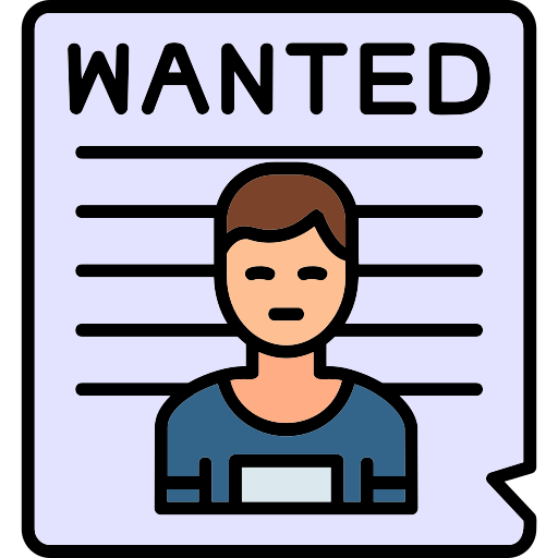 Wanted Generic color lineal-color icon
