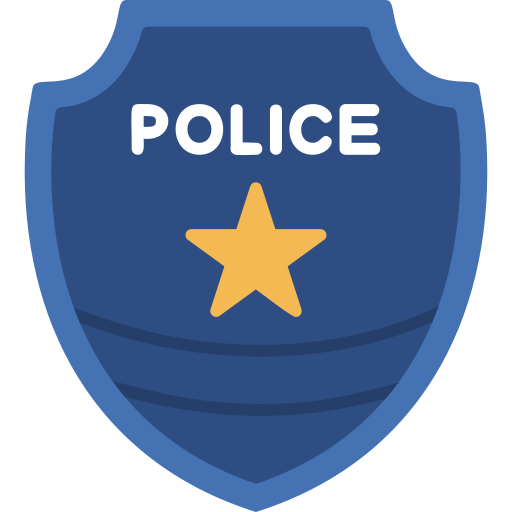 polizeiabzeichen Generic color fill icon