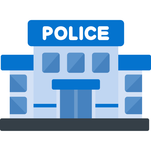 polizeistation Generic color fill icon