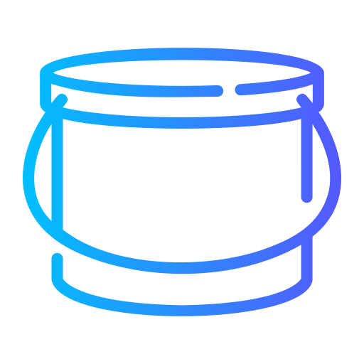 Bucket Generic gradient outline icon