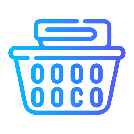 Laundry basket Generic gradient outline icon