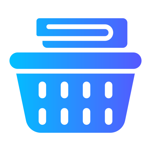 Laundry basket Generic gradient fill icon