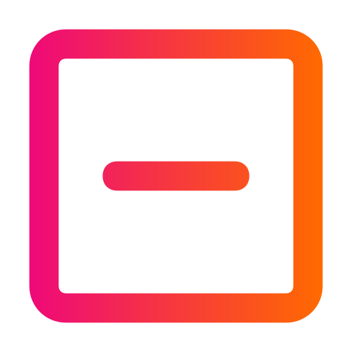 減らす Generic gradient outline icon