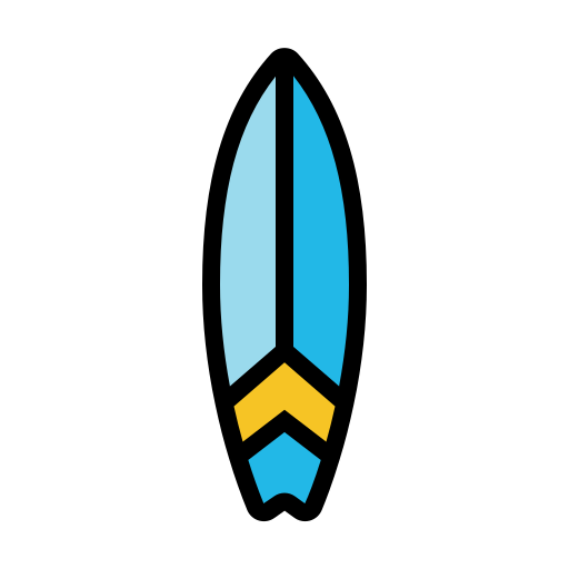 planche de surf Generic color lineal-color Icône