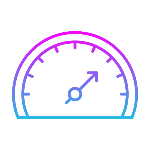 snelheidsmeter Generic gradient outline icoon