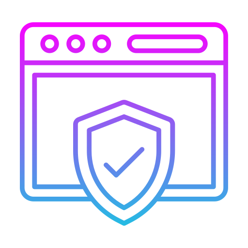 seguridad web Generic gradient outline icono