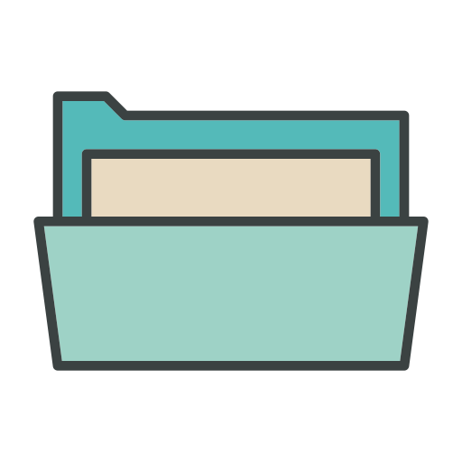Folder arrangement Generic color lineal-color icon