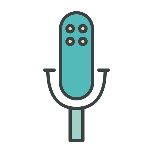 silueta de micrófono Generic color lineal-color icono