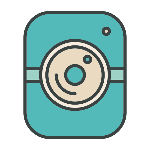 カメラ監視カメラ Generic color lineal-color icon