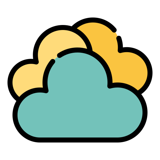 Cloud Generic color lineal-color icon