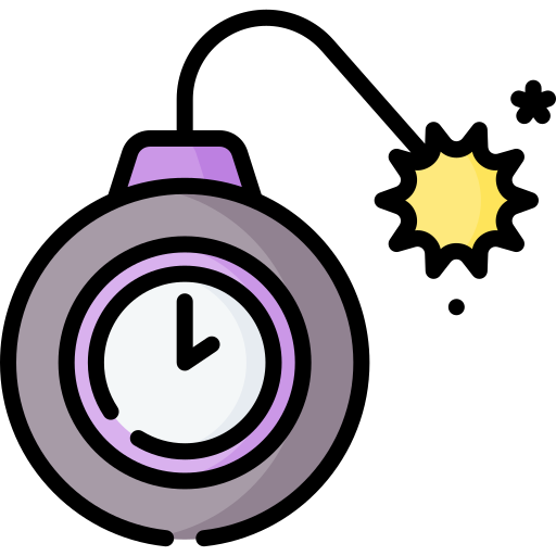 bomba de tiempo Special Lineal color icono