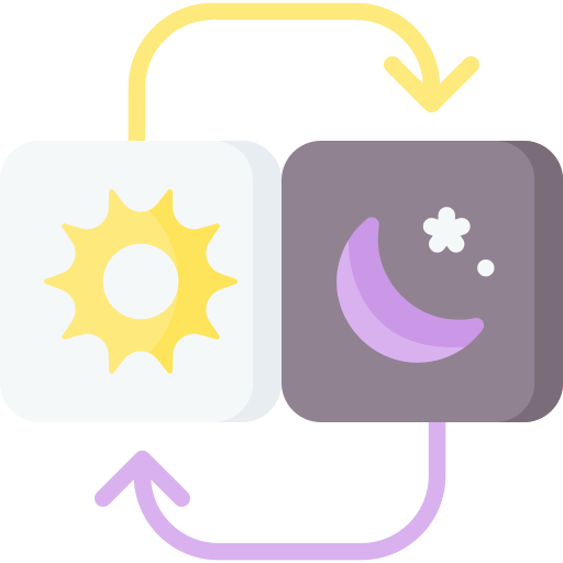 낮과 밤 Special Flat icon
