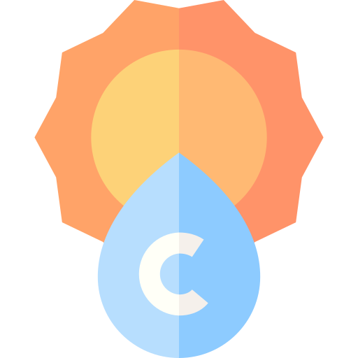 Vitamin c Basic Straight Flat icon
