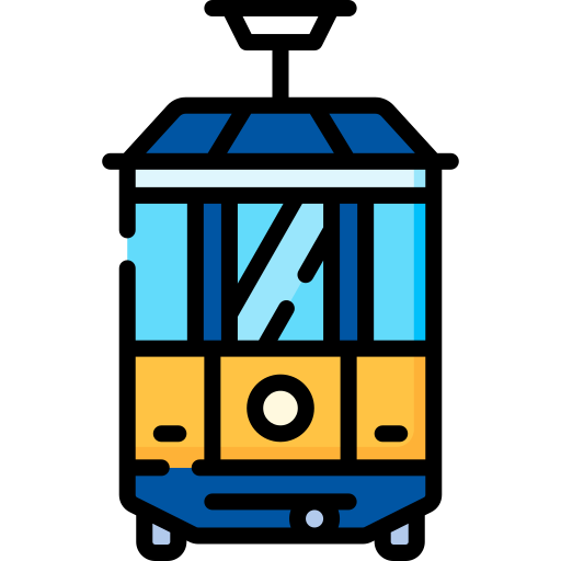 Трамвай Special Lineal color иконка