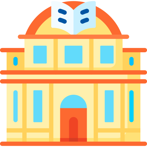 Public library Special Flat icon