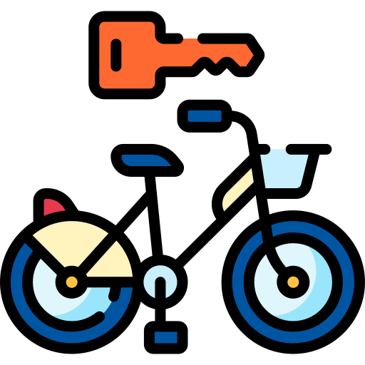 alquiler de bicicletas Special Lineal color icono