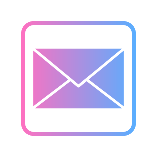 e-mail Generic gradient fill Icône