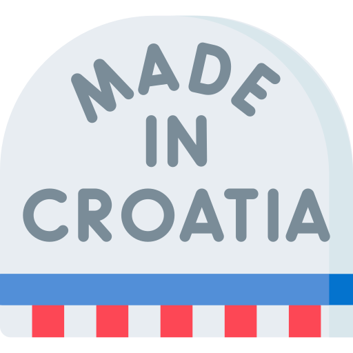 gemaakt in kroatië Special Flat icoon
