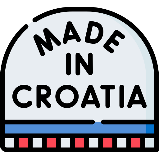 hergestellt in kroatien Special Lineal color icon