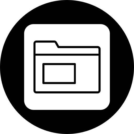 Folder Generic black fill icon