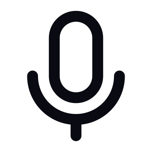 mikrofon Generic black outline icon