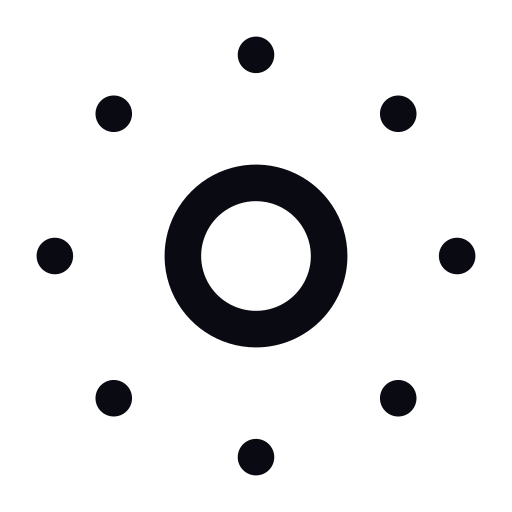 luminosità bassa Generic black outline icona