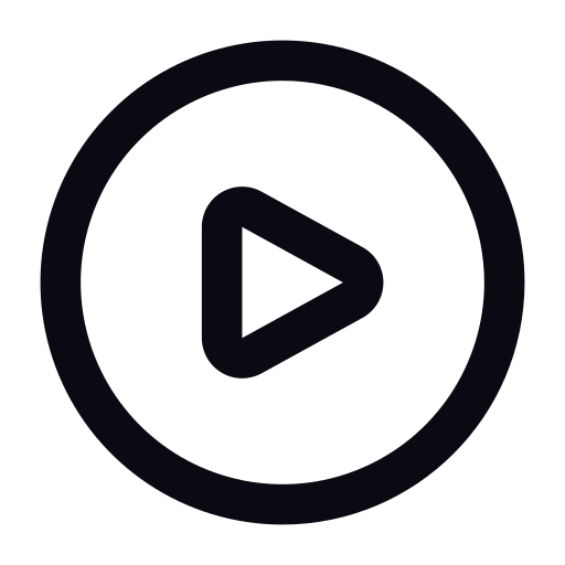 Play button Generic black outline icon