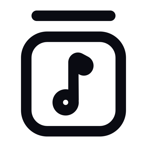 musiksammlung Generic black outline icon