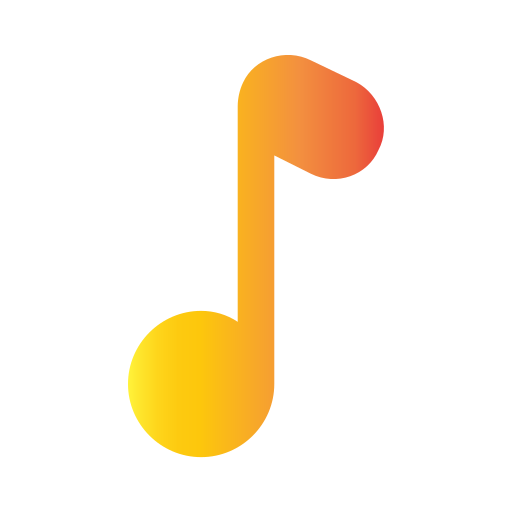 音符 Generic gradient fill icon