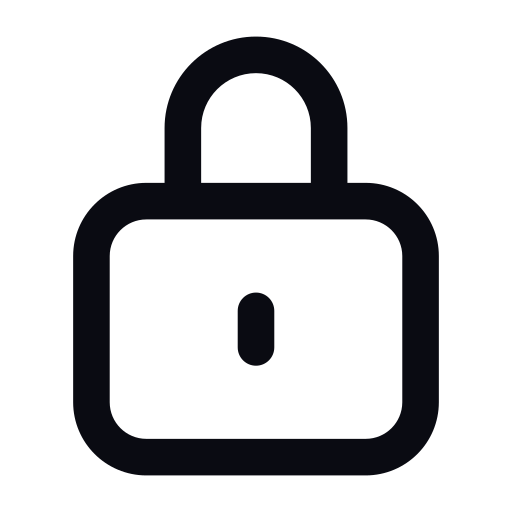 Lock Generic black outline icon
