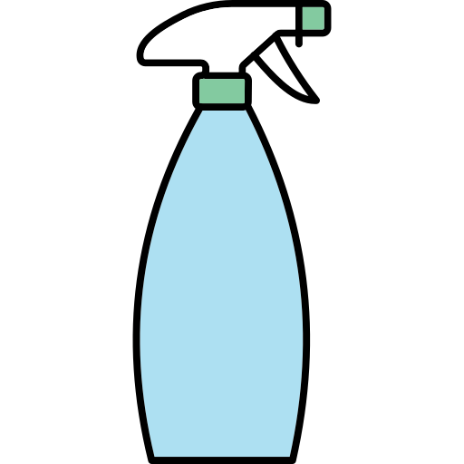 butelka z rozpylaczem Generic color fill ikona
