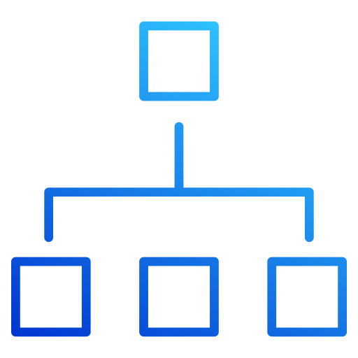 organizacional Generic gradient outline Ícone