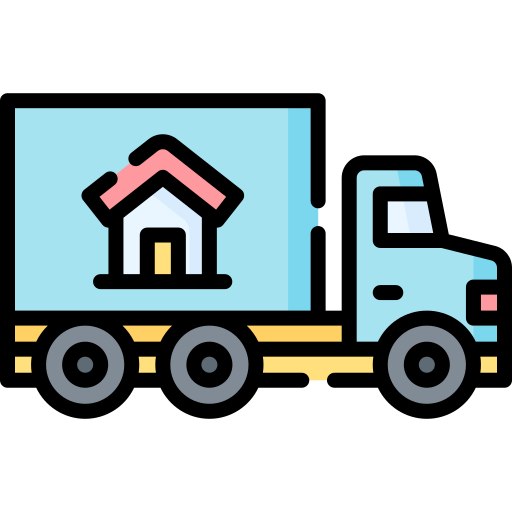 Движущийся грузовик Special Lineal color иконка
