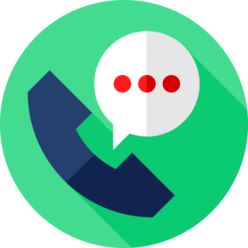 Telephone Flat Circular Flat icon