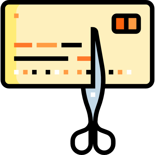 karta kredytowa Detailed Straight Lineal color ikona