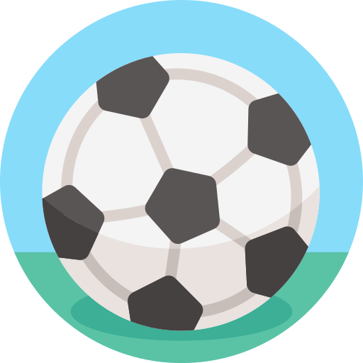 voetbal Detailed Flat Circular Flat icoon
