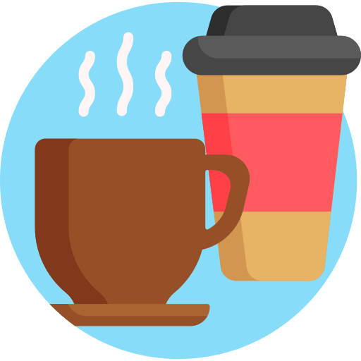 コーヒー Detailed Flat Circular Flat icon