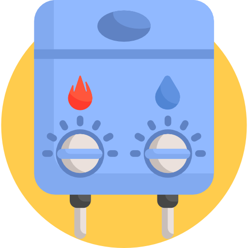 Water heater Detailed Flat Circular Flat icon