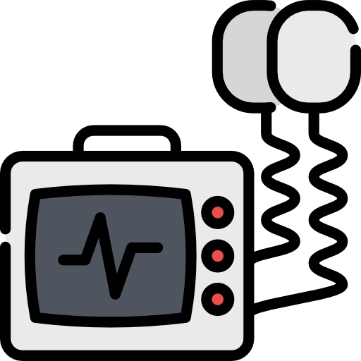 defibrillator Special Lineal color icoon