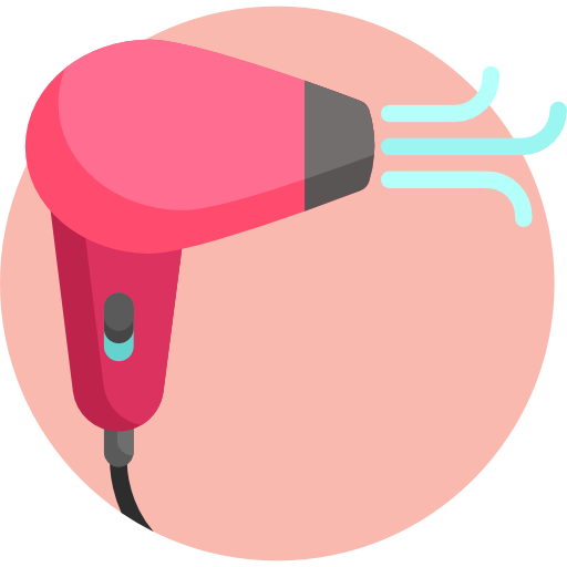 Hairdryer Detailed Flat Circular Flat icon